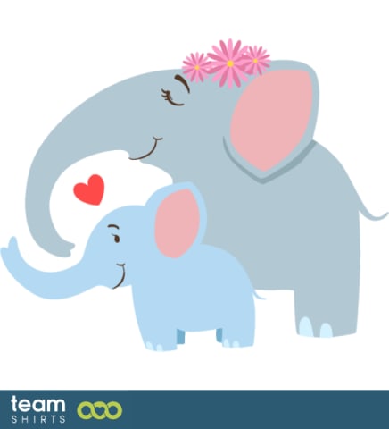 éléphants vecteur stock 10974982