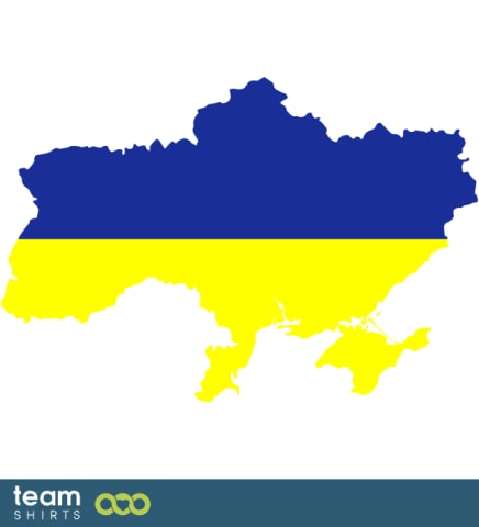 UKRAINE SILHOUETTE COLOURED