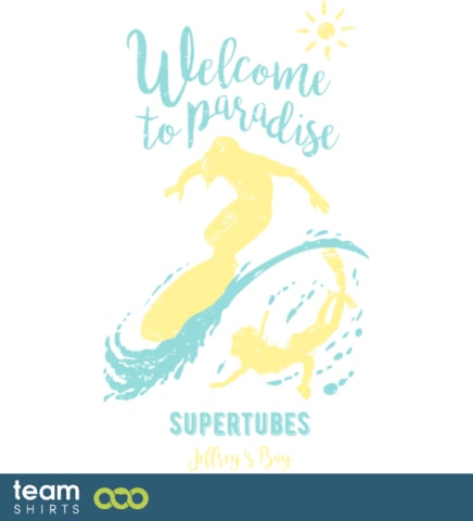Supertubes de surf Jeffrey's Bay