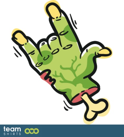 Zombie hand Rock