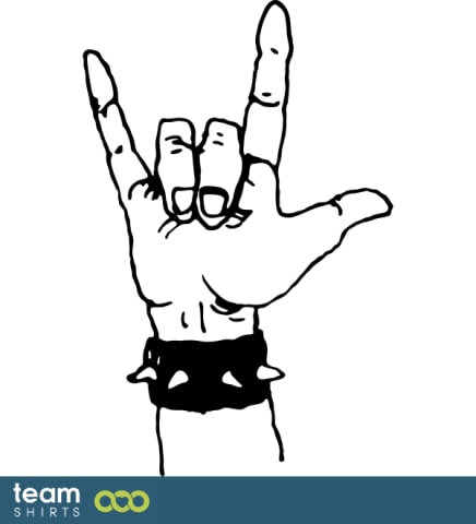 punk hand sketch vectorstock 1782075