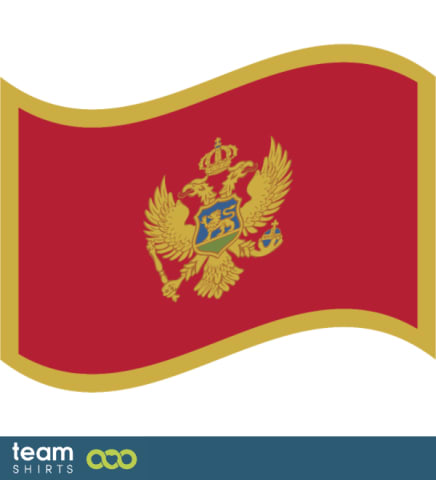 flagga montenegro