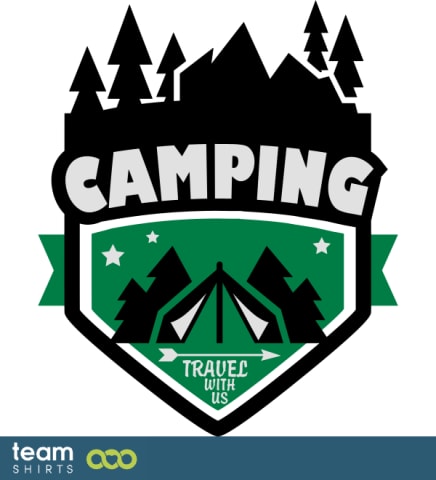 camping emblem