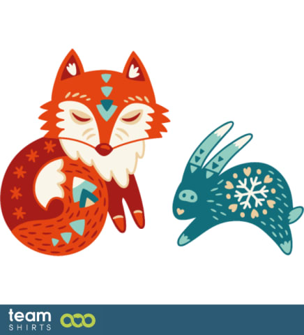 FoxAndRabbit vectorstock 6725226