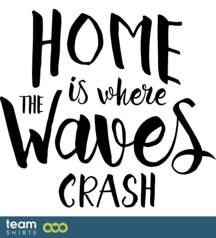 Zuhause ist, wo die Wellen zusammenbrechen