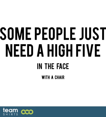 high five in the face