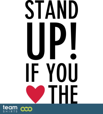 aufstehen, wenn Sie Vorlage lieben