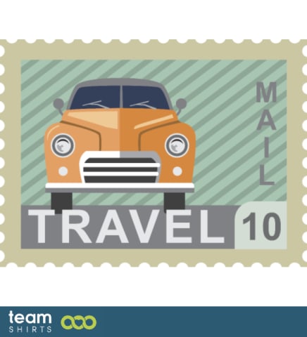 Travel Post Stamp