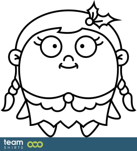 Cute Flat Christmas Characters Vol