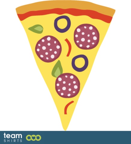 Tranche de pizza au pepperoni