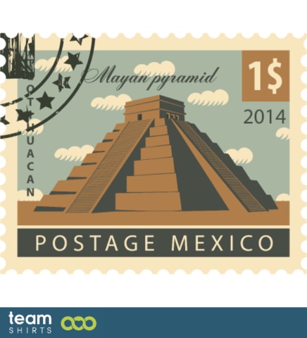 vectorstock 1952808BriefmarkeTeotihuaca npng0898