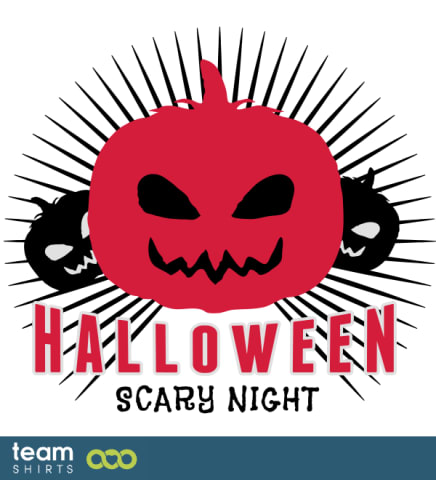 De partijuitnodiging van Halloween