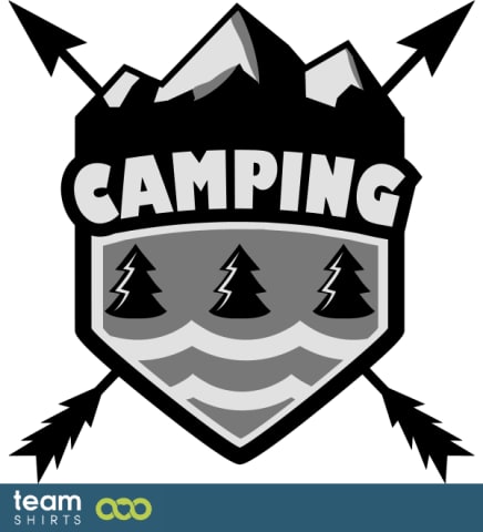 Camping embleem