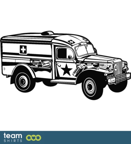 Amerikansk hær ambulanse