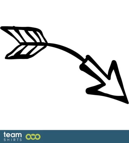 ARROW CURVED V RIGHT