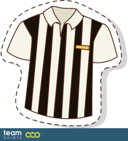 Football referee shirt