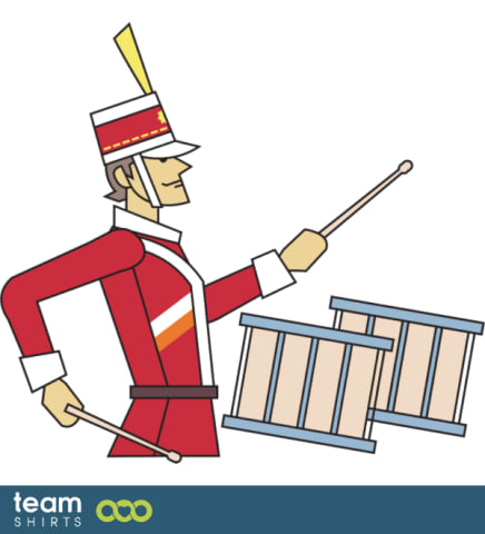 Marchingband trommeslager