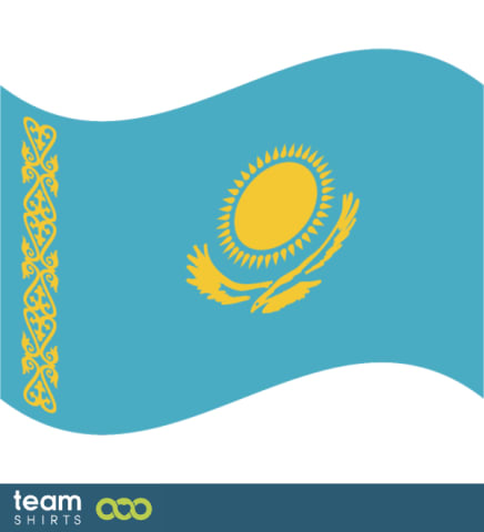 flag kazakhstan