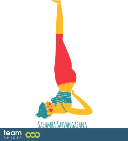 salamba sarvangasana yoga pose