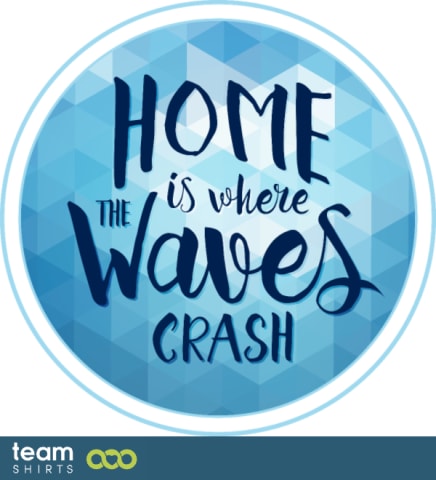 Zuhause ist, wo die Wellen zusammenbrechen