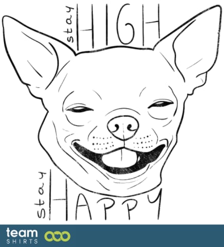ANSC Highdog drôle blanc