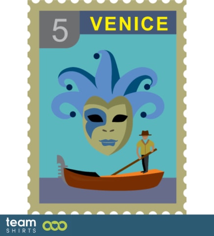 italy venice post stamp