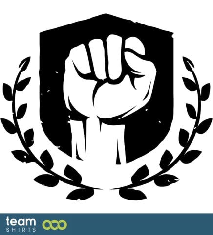 FIST AND WREATH LOGO