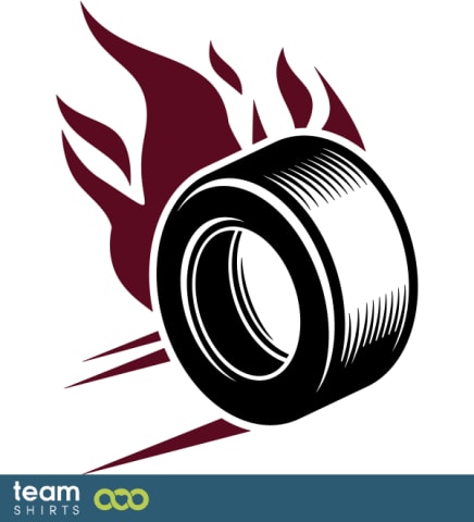 polttava pyörän kilpa