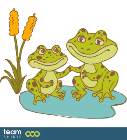 Froschfamilie