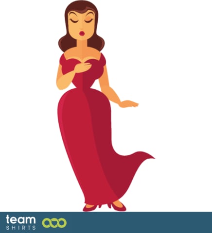 Science vektorivaraston 12027021 oopperalaulaja