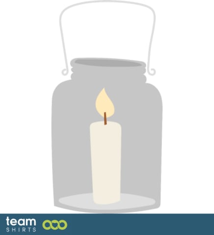 Candle in a jar