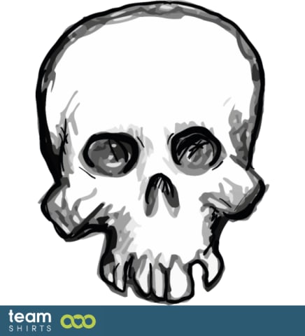 Menschlicher Schädel