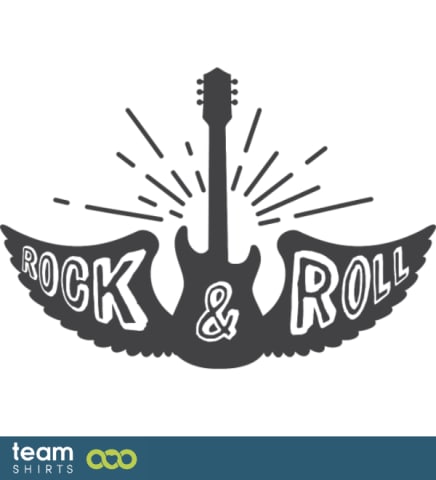 ROCK GITARRE MIT FLÜGELN