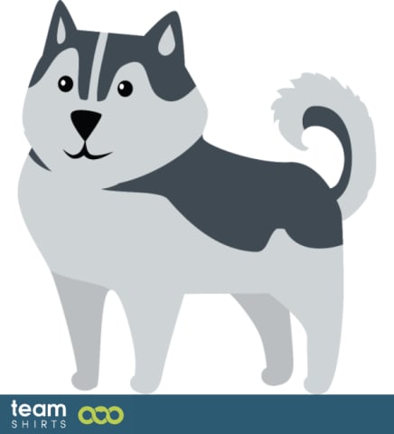 16 husky vectorstock 10779654