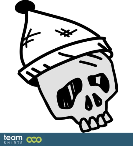 Crâne avec un chapeau