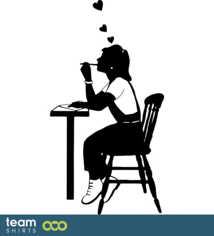 Tjejen har en förälskelse