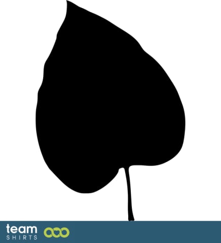 Silhouette de feuille de tilleul