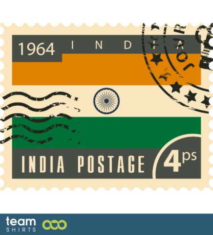 Timbre de poste de l'Inde