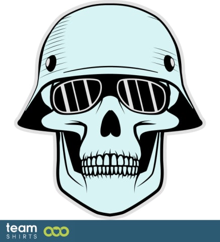 Schädel eines Soldaten