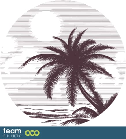 palm on beach