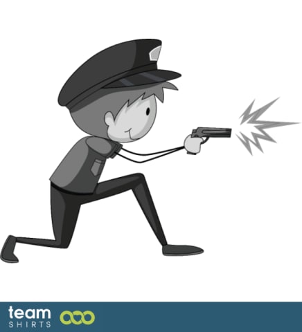 policeman comic3 vectorstock 6008237