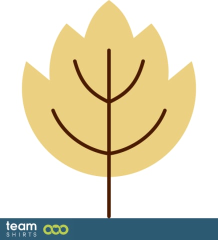 Feuille d'arbre ambré