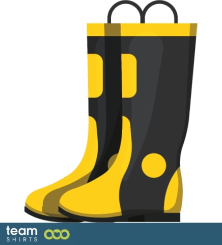 rubber boots vectorstock 9961373