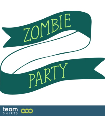 Zombie party banner