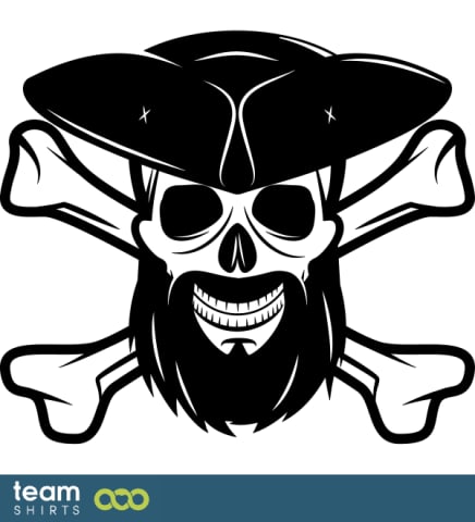Piraten schedel