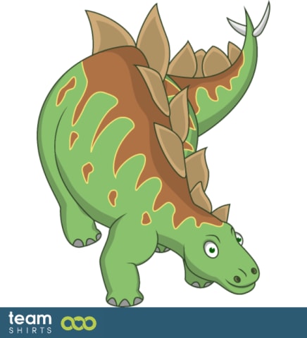 stegosaurus baby dino vectorstock 895020