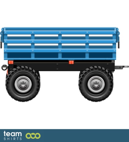 13 Traktor Anhaenger leer 1 vectorstock 2145636