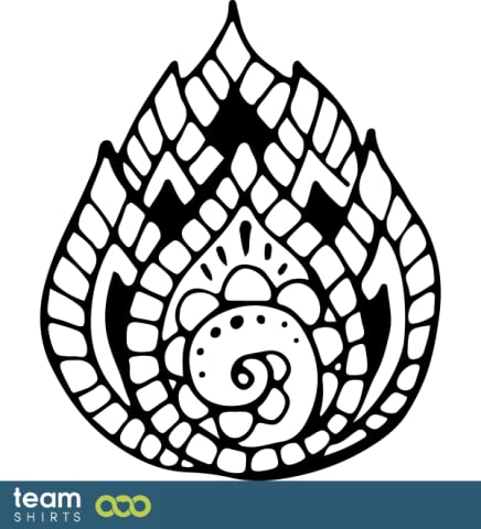 Lotus tatoué au henné