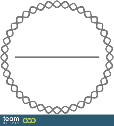 CIRCLE ORNAMENT OWN TEXT