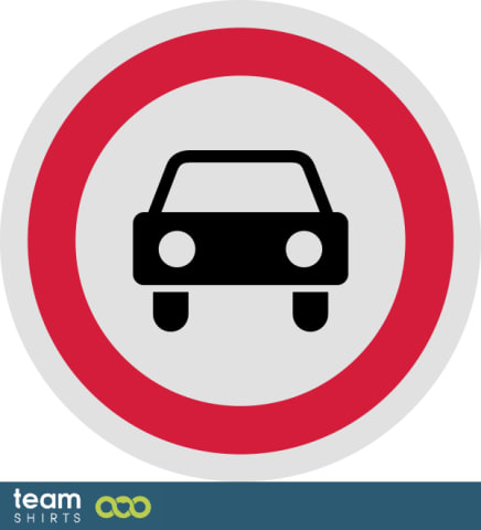 Signe de voiture de prudence